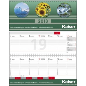 Tischkalender Business-plus Register
